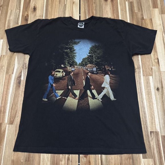 The Beatles Other - Vintage Beatles Shirt Mens XL Black Abbey Road Music Band Album 2006 Y2K